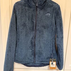 The North Face Women's Navy Blue Teddy Fleece Full-Zip Jacket